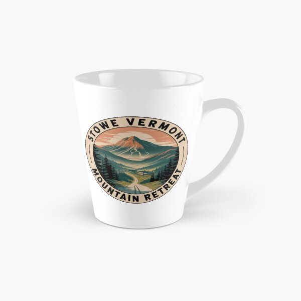 Item preview, Stowe Vermont Mountain Retreat Sticker – Green Mountains Vintage Travel Design designed and sold by pod24.
