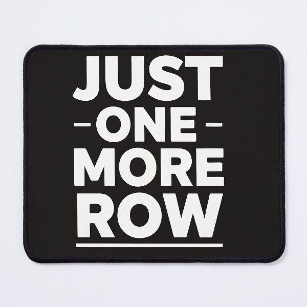 Item preview, Just One More Row, Funny Knitting Sarcastic Quote designed and sold by Fliflat.
