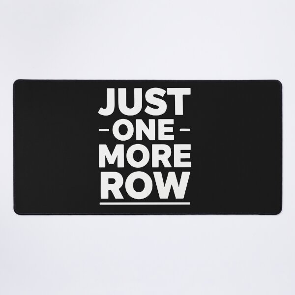 Item preview, Just One More Row, Funny Knitting Sarcastic Quote designed and sold by Fliflat.
