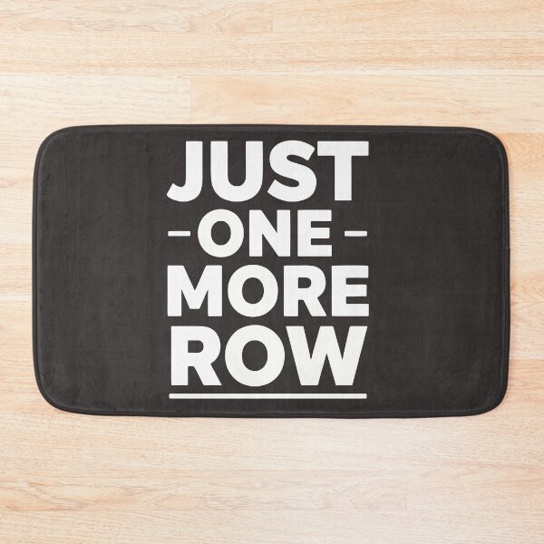 Item preview, Just One More Row, Funny Knitting Sarcastic Quote designed and sold by Fliflat.