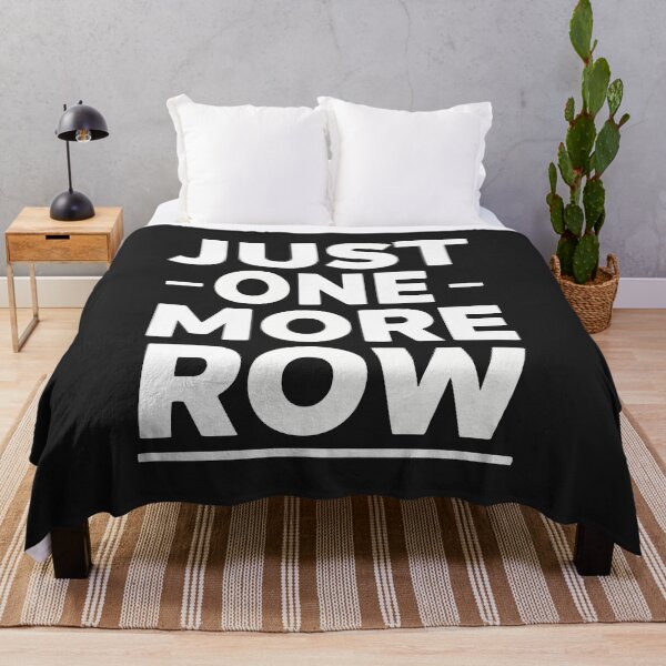 Item preview, Just One More Row, Funny Knitting Sarcastic Quote designed and sold by Fliflat.