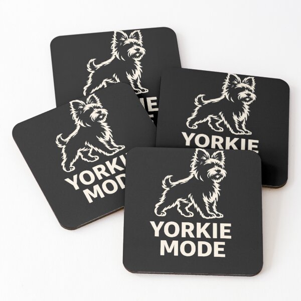 Item preview, Yorkie Mode – Funny Yorkshire Terrier Dog Design, Cute Yorkie Lover Gift, Small Dog Owner Shirt designed and sold by VibeOffline Studio.
