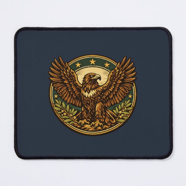 Item preview, Wedgetail Eagle Emblem Badge – Wedge Tailed Eagle Australian Wildlife designed and sold by PunchDrop.
