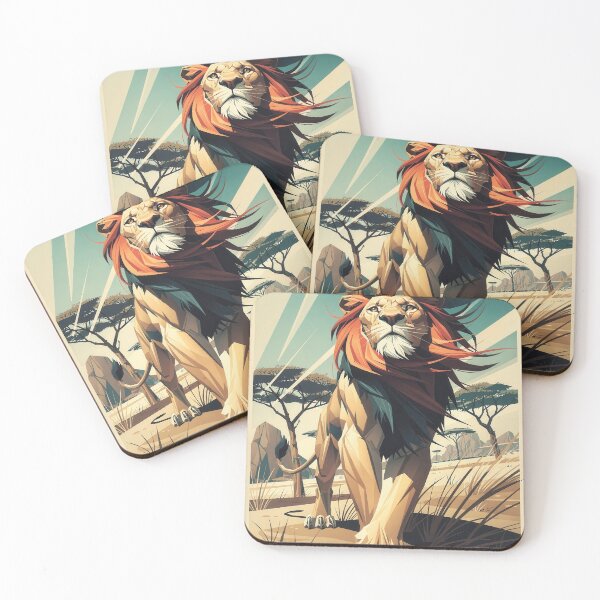 Item preview, Lion of the Savannah – Wildlife Kings designed and sold by Earth Celebration Designs.