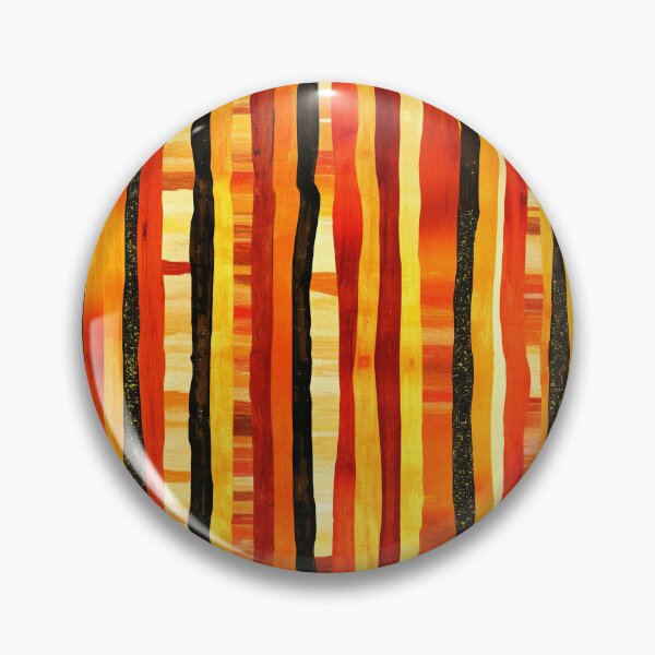 Item preview, Fiery Sunset Vertical Stripe Pattern designed and sold by bubblegoth.
