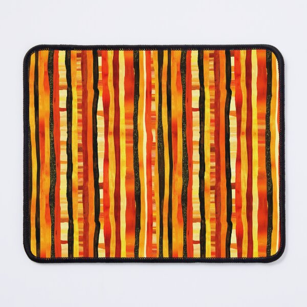 Item preview, Fiery Sunset Vertical Stripe Pattern designed and sold by bubblegoth.
