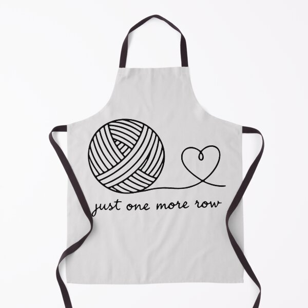 Item preview, Just One More Row, Funny Knitting Sarcastic Quote designed and sold by Fliflat.