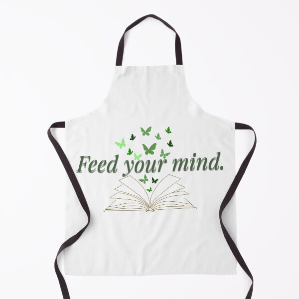 Item preview, Feed Your Mind – Inspirational Book & Butterflies Design designed and sold by ForcePrint.