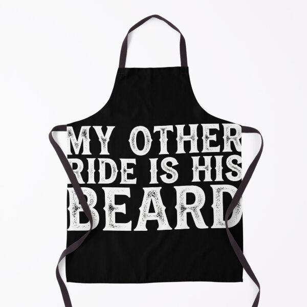 Item preview, MY OTHER RIDE IS HIS BEARD Funny Beard Humor Quote designed and sold by VGAfanatic.