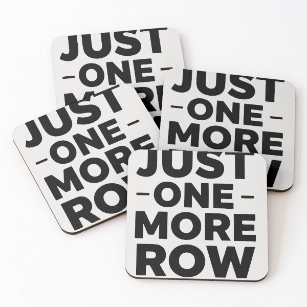 Item preview, Just One More Row, Funny Knitting Sarcastic Quote designed and sold by Fliflat.