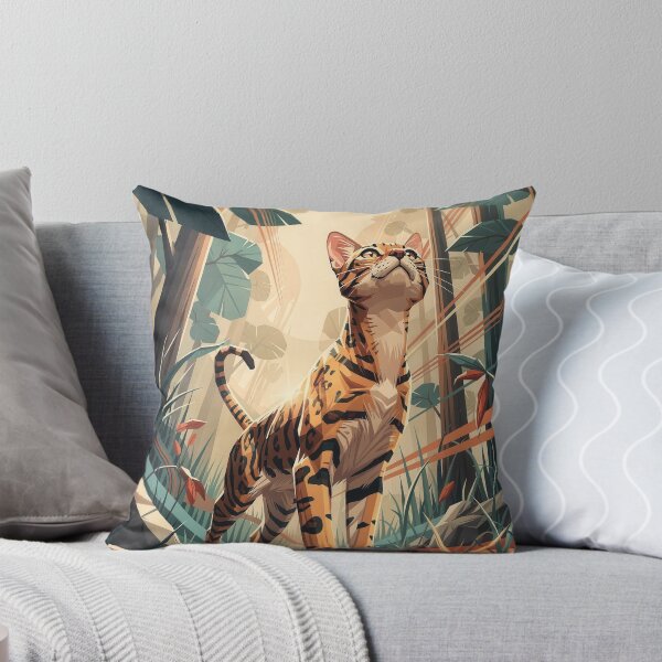 Item preview, Asian Bengal cat – Wildlife Kings designed and sold by Earth Celebration Designs.