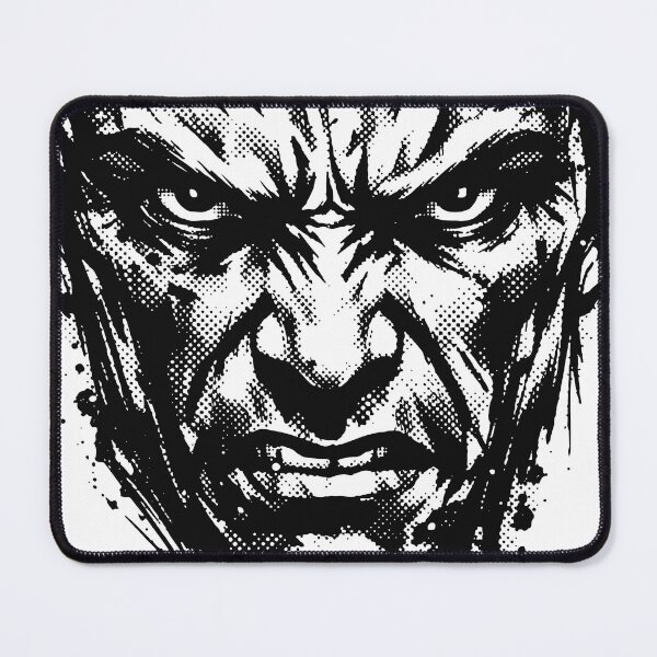 Item preview, A dramatic human expression illustrated in grunge and halftone style. This emotional art makes a bold statement and can work as both poster art designed and sold by Dejbar.