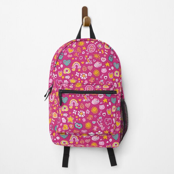 Item preview, Bright Pink Whimsical Shapes and Doodles Pattern designed and sold by Piotrek0001.