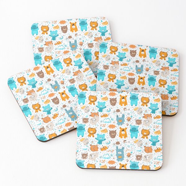 Item preview, Dreamy Bears and Clouds Sky Pattern designed and sold by Piotrek0001.