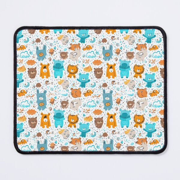 Item preview, Dreamy Bears and Clouds Sky Pattern designed and sold by Piotrek0001.