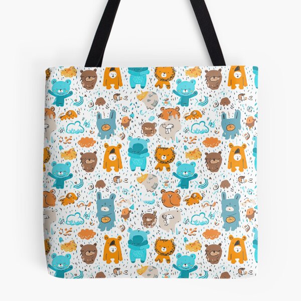 Item preview, Dreamy Bears and Clouds Sky Pattern designed and sold by Piotrek0001.