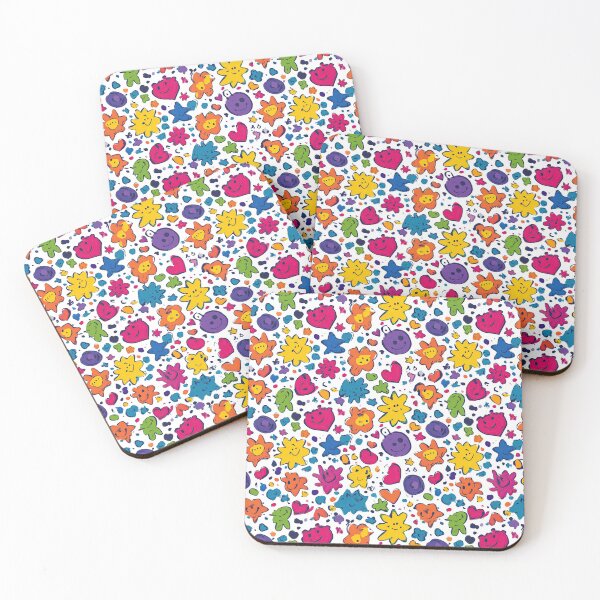 Item preview, Colorful Geometric Smiley Faces Pattern designed and sold by Piotrek0001.