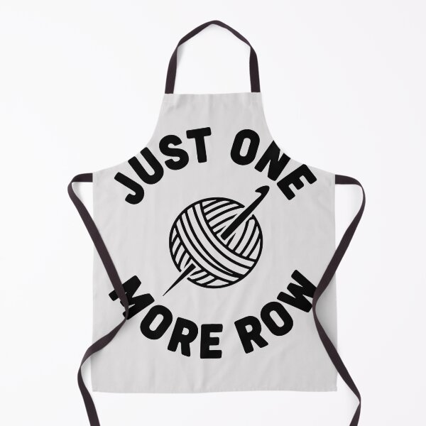 Item preview, Just One More Row, Funny Knitting Sarcastic Quote designed and sold by Fliflat.