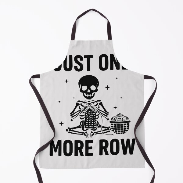 Item preview, Just One More Row, Funny Knitting Sarcastic Quote designed and sold by Fliflat.