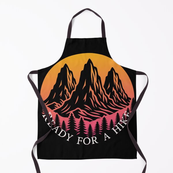 Item preview, Ready for a Hike Mountain Sunset – Hiking Adventure Nature Design designed and sold by ArcticFoxStudio.