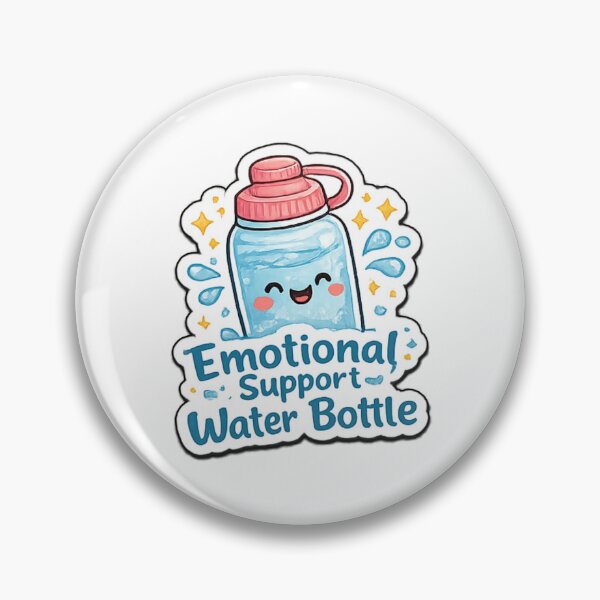 Item preview, Emotional Support Water Bottle  designed and sold by trippinimages.