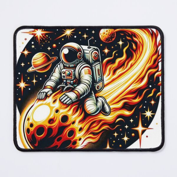 Item preview, Astronaut Riding Fire Meteor designed and sold by disktivsucky.