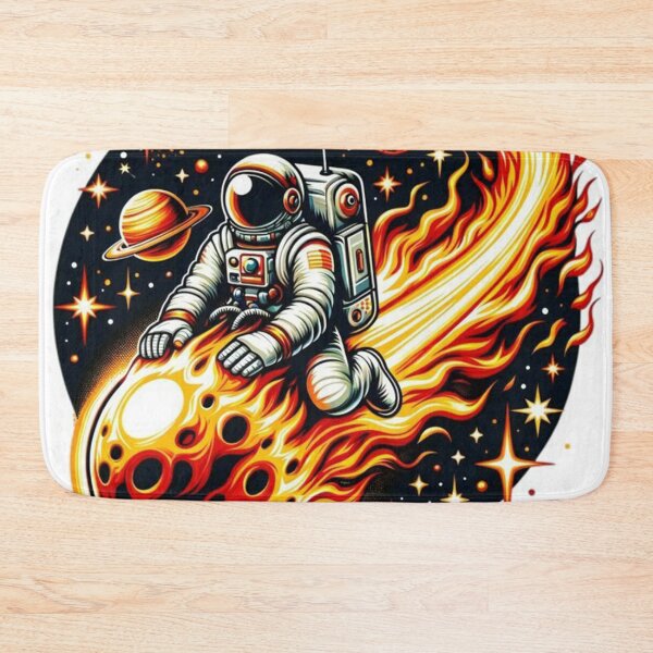 Item preview, Astronaut Riding Fire Meteor designed and sold by disktivsucky.