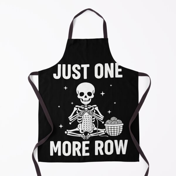 Item preview, Just One More Row, Funny Knitting Sarcastic Quote designed and sold by Fliflat.
