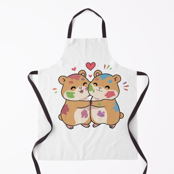 Item preview, Cute Hamster Friends Hugging – Happy Holi Color Festival Sticker designed and sold by pn_terest.