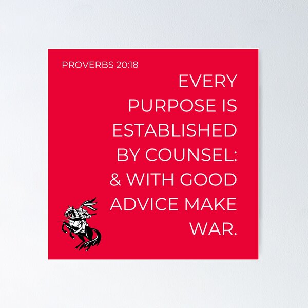 Item preview, Proverbs 20:18 designed and sold by Undonemadenew.
