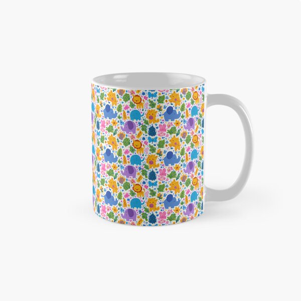 Item preview, Bright Cartoon Animals and Flowers Pattern designed and sold by Piotrek0001.