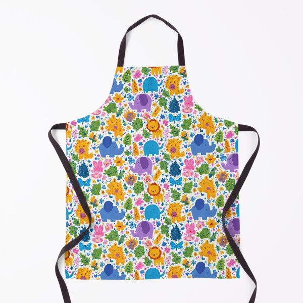 Item preview, Bright Cartoon Animals and Flowers Pattern designed and sold by Piotrek0001.