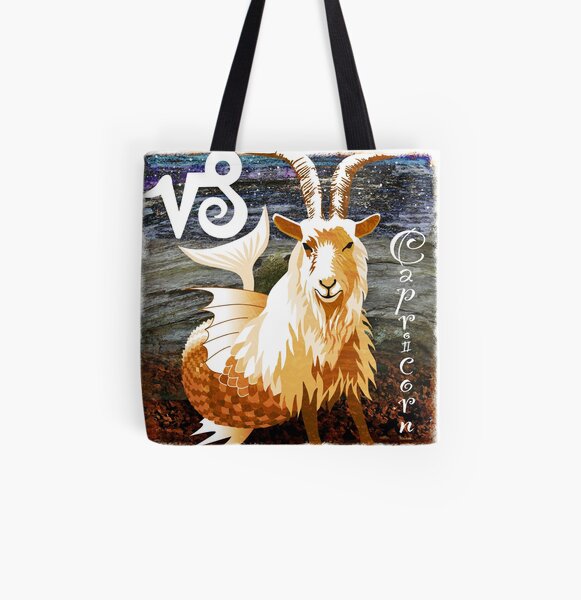 Capricorn All Over Print Tote Bag