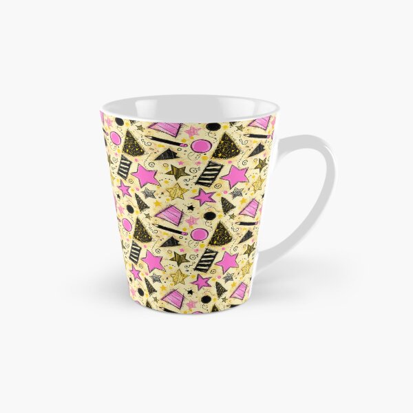 Item preview, Retro Abstract Shapes Yellow Doodle Pattern designed and sold by Piotrek0001.
