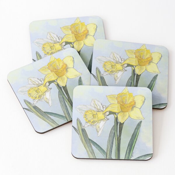 Item preview, Watercolour Daffodils to Welcome in the Spring designed and sold by ESIKCreates.