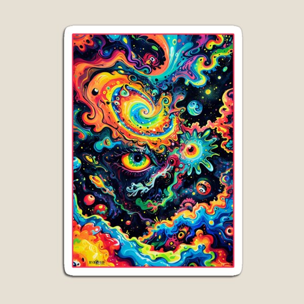 Item preview, Psychedelic 60s Pattern Graffiti Street Artwork designed and sold by Inished Productions.