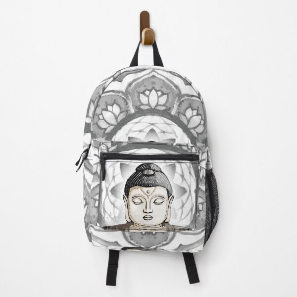 Item preview, Buddha Padma Watercolor - Fawn Coal Earth - Coal Halo designed and sold by Irene Estelle.