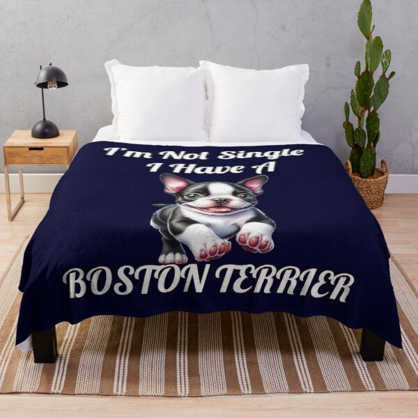 Item preview, Dog Owner I'm Not Single I Have A Boston Terrier Art Design designed and sold by fantasticdesign.