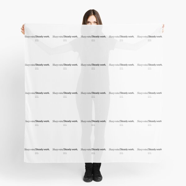 Item preview, Sharp Mind Steady Work – Discipline Mindset Motivation Design designed and sold by AXIS-EQUILIBRIO.