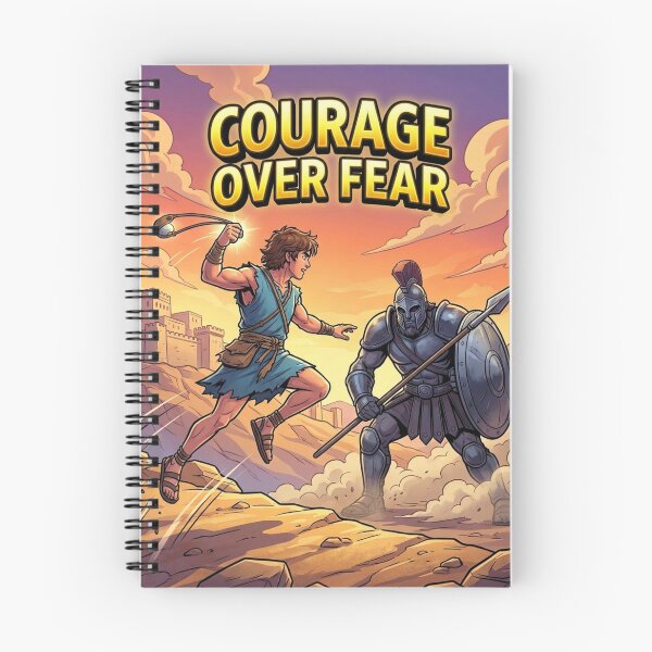 Item preview, Courage Over Fear Graphic Bible Shirt designed and sold by C&A Creative Studio.
