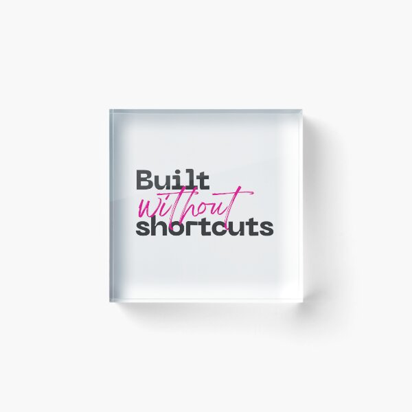 Item preview, Built Without Shortcuts – Discipline and Long Term Mindset Design designed and sold by AXIS-EQUILIBRIO.