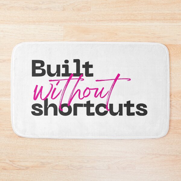 Item preview, Built Without Shortcuts – Discipline and Long Term Mindset Design designed and sold by AXIS-EQUILIBRIO.