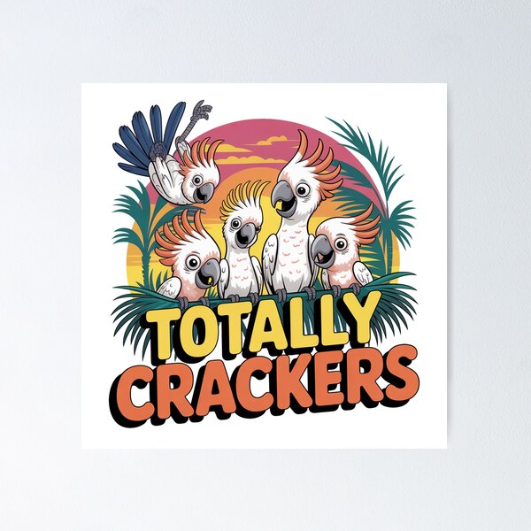Item preview, Totally Crackers Cockatoos designed and sold by J-CCreations.