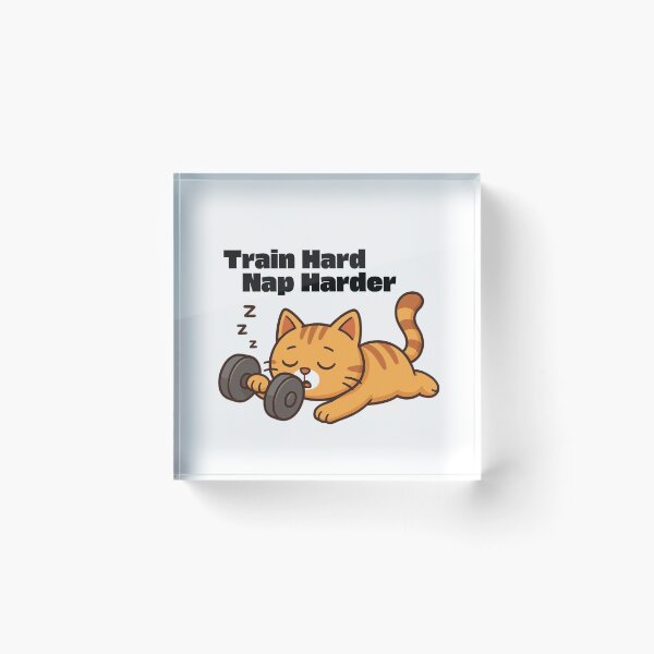 Item preview, Train Hard. Nap Harder. designed and sold by TheFineShirt.