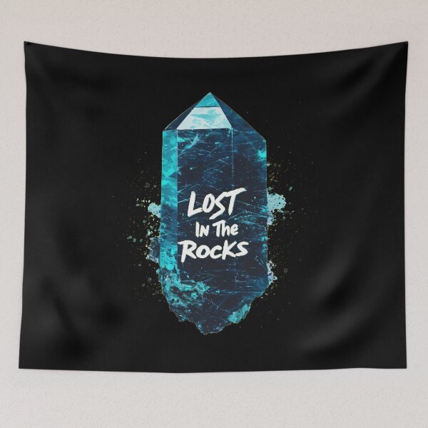 Item preview, Lost in the Rocks / Crystal Hunting Rockhound Design designed and sold by MorbidDreams.