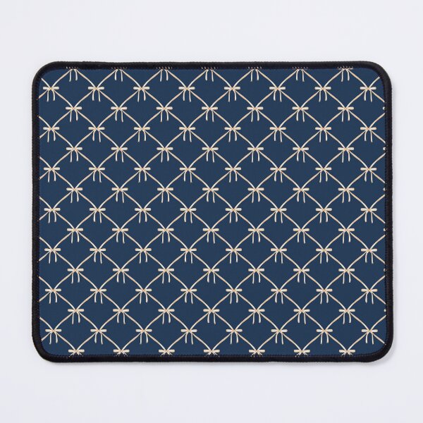 Item preview, Bows & Ribbons Pattern Dark Navy Blue designed and sold by colourpoems.