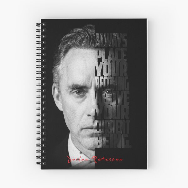 Item preview, Jordan Peterson Black and White Typography Portrait – Split Face Motivational Poster designed and sold by Enea Kelo.