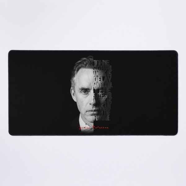 Item preview, Jordan Peterson Black and White Typography Portrait – Split Face Motivational Poster designed and sold by Enea Kelo.