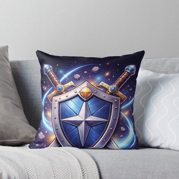 Item preview, Fantasy Shield and Swords Poster – Epic Medieval Gaming Art designed and sold by ApGraphicDesigns.