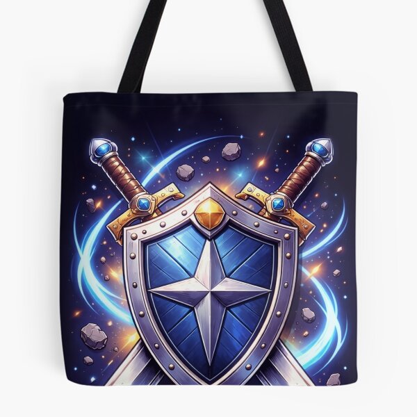 Item preview, Fantasy Shield and Swords Poster – Epic Medieval Gaming Art designed and sold by ApGraphicDesigns.